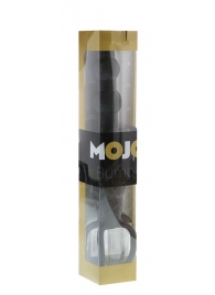Черная ёлочка-насадка для двойного проникновения Mojo Bumpy - 15 см. - Seven Creations - в Люберцах купить с доставкой