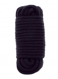 Черная веревка для связывания BONDX LOVE ROPE - 10 м. - Dream Toys - купить с доставкой в Люберцах