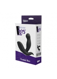 Черный вибромассажер простаты PROSTATE HERO - Dream Toys - в Люберцах купить с доставкой