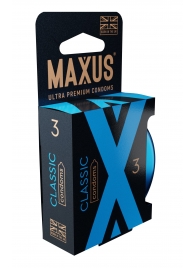 Классические презервативы в железном кейсе MAXUS Classic - 3 шт. - Maxus - купить с доставкой в Люберцах