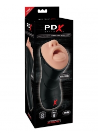 Мастурбатор-ротик Deep Throat Vibrating Stroker - Pipedream - в Люберцах купить с доставкой