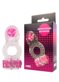 Прозрачное эрекционное кольцо Erowoman-Eroman - Erowoman-Eroman - в Люберцах купить с доставкой