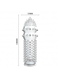 Закрытая прозрачная насадка Crystal sleeve - 14,2 см. - Erowoman-Eroman - в Люберцах купить с доставкой