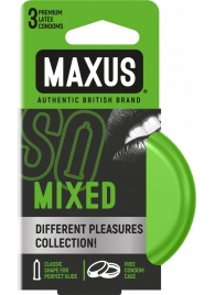 Презервативы в железном кейсе MAXUS Mixed - 3 шт. - Maxus - купить с доставкой в Люберцах