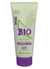 Интимный увлажняющий анальный гель BIO SuperGlide - 100 мл. - HOT - купить с доставкой в Люберцах