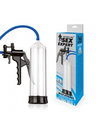 Прозрачная вакуумная помпа Sex Expert с насосом - Sex Expert - в Люберцах купить с доставкой