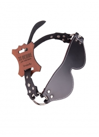 Маска из натуральной кожи с контрастной строчкой по краю - Sitabella - купить с доставкой в Люберцах