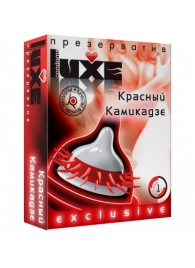 Презерватив LUXE  Exclusive   Красный Камикадзе  - 1 шт. - Luxe - купить с доставкой в Люберцах