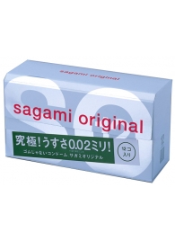 Ультратонкие презервативы Sagami Original - 12 шт. - Sagami - купить с доставкой в Люберцах