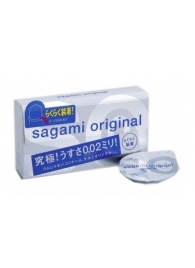 Ультратонкие презервативы Sagami Original QUICK - 6 шт. - Sagami - купить с доставкой в Люберцах