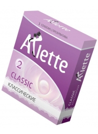 Классические презервативы Arlette Classic - 3 шт. - Arlette - купить с доставкой в Люберцах