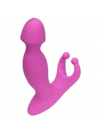Розовый стимулятор простаты с усиками - 15 см. - 4sexdreaM - в Люберцах купить с доставкой