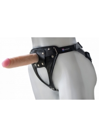 Универсальный мягкий пояс с насадкой Hard brutal BDSM-КОНСУЛ - 17 см. - LOVETOY (А-Полимер) - купить с доставкой в Люберцах