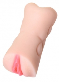 Телесный двусторонний мастурбатор Rich Fruit - вагина и анус - ToyFa - в Люберцах купить с доставкой