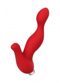 Красный силиконовый вибростимулятор простаты Proman - 12,5 см. - ToyFa - в Люберцах купить с доставкой