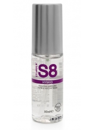 Cмазка на водно-силиконовой основе S8 Hybrid - 50 мл. - Stimul8 - купить с доставкой в Люберцах