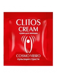 Пробник возбуждающего крема для женщин Clitos Cream - 1,5 гр. - Биоритм - купить с доставкой в Люберцах