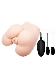Пышная попка с двумя входами и вибрацией - Baile - в Люберцах купить с доставкой