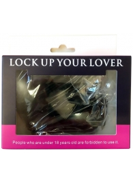 Черные меховые наручники Love с ключиками - Baile - купить с доставкой в Люберцах