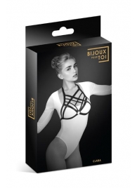 Черная упряжь на грудь Clara - Bijoux Pour Toi - купить с доставкой в Люберцах