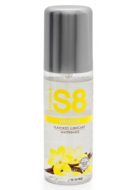 Лубрикант на водной основе Stimul8 Flavored Lube с ванильным ароматом - 125 мл. - Stimul8 - купить с доставкой в Люберцах