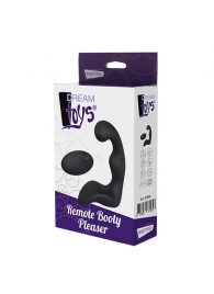 Черный вибромассажер простаты REMOTE BOOTY PLEASER - Dream Toys - в Люберцах купить с доставкой