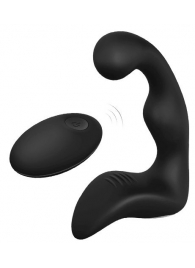 Черный вибромассажер простаты REMOTE BOOTY PLEASER - Dream Toys - в Люберцах купить с доставкой