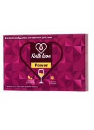 Женский возбудитель мгновенного действия Forte Love Power - 7 ампул (2,5 мл.) - Капиталпродукт - купить с доставкой в Люберцах