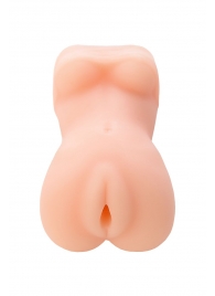 Телесный мастурбатор в виде женской фигурки - Toyfa Basic - в Люберцах купить с доставкой