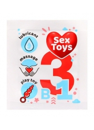 Гель-лубрикант на водной основе Sex Toys - 4 гр. - Биоритм - купить с доставкой в Люберцах