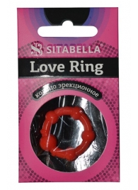 Эрекционное кольцо из киберкожи со стимулирующими бусинами - Sitabella - в Люберцах купить с доставкой