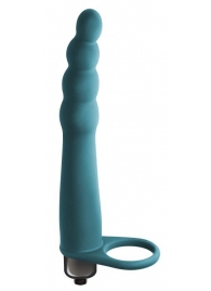 Зеленая вибронасадка для двойного проникновения Bramble - 16,5 см. - Lola Games - купить с доставкой в Люберцах