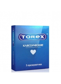 Гладкие презервативы Torex  Классические  - 3 шт. - Torex - купить с доставкой в Люберцах
