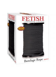Черная веревка для связывания Bondage Rope - 60,9 м. - Pipedream - купить с доставкой в Люберцах