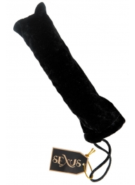 Стеклянная анальная втулка с хвостиком - 9,5 см. - Sexus - купить с доставкой в Люберцах