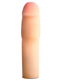 Телесная насадка-удлинитель на пенис PERFORMANCE 1.5INCH COCK XTENDER - 16 см. - Blush Novelties - в Люберцах купить с доставкой