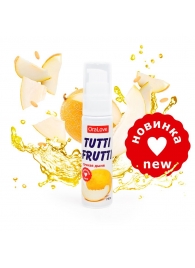 Гель-смазка Tutti-frutti со вкусом сочной дыни - 30 гр. - Биоритм - купить с доставкой в Люберцах