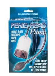 Помпа на головку фаллоса Penis Head Pump - Seven Creations - в Люберцах купить с доставкой