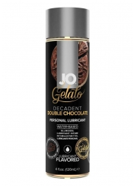 Лубрикант с ароматом шоколада JO GELATO DECADENT DOUBLE CHOCOLATE - 120 мл. - System JO - купить с доставкой в Люберцах