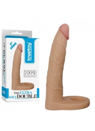 Телесная насадка-фаллоимитатор для двойного проникновения - 17 см. - Lovetoy - купить с доставкой в Люберцах