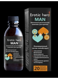 Мужской биогенный концентрат для усиления эрекции Erotic hard Man - 250 мл. - Erotic Hard - купить с доставкой в Люберцах