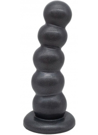 Черная насадка-плаг на харнесс PLATINUM 7 - 19,5 см. - LOVETOY (А-Полимер) - купить с доставкой в Люберцах