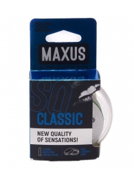 Классические презервативы в пластиковом кейсе MAXUS Classic - 3 шт. - Maxus - купить с доставкой в Люберцах