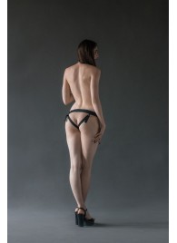 Черные трусики Better с анальной насадкой - 8 см. - Lola Games - купить с доставкой в Люберцах