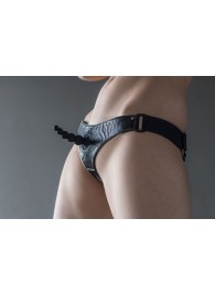 Черные трусики Better с анальной насадкой - 8 см. - Lola Games - купить с доставкой в Люберцах