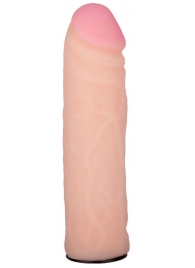 Пояс-трусики с насадкой Glamour Silver - 15,5 см. - LOVETOY (А-Полимер) - купить с доставкой в Люберцах
