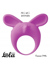 Фиолетовое эрекционное кольцо Fennec Phil - Lola Games - в Люберцах купить с доставкой