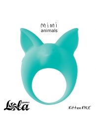 Зеленое эрекционное кольцо Kitten Kyle - Lola Games - в Люберцах купить с доставкой
