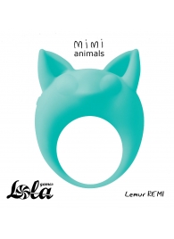 Зеленое эрекционное кольцо Lemur Remi - Lola Games - в Люберцах купить с доставкой
