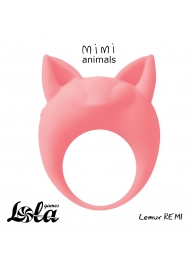 Оранжевое эрекционное кольцо Lemur Remi - Lola Games - в Люберцах купить с доставкой